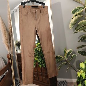 J Brand Lamb Leather Brown Pants